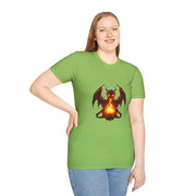 Fire Dragon Unisex Softstyle T-Shirt