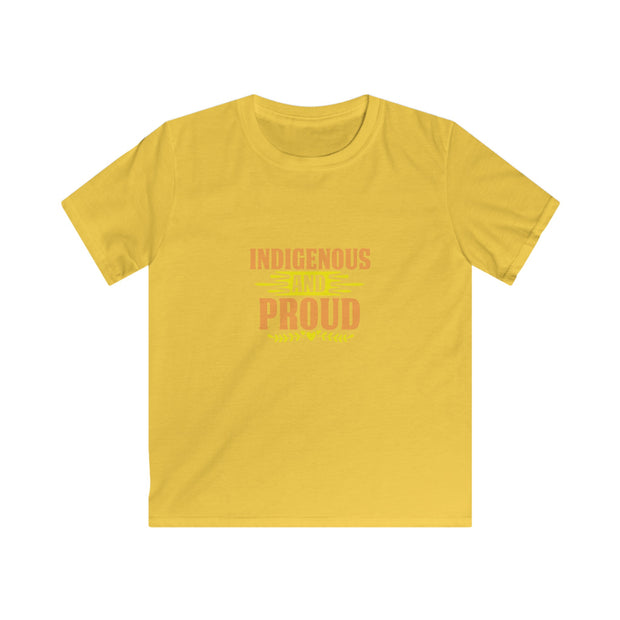 Indigenous and Proud Kids Softstyle Tee
