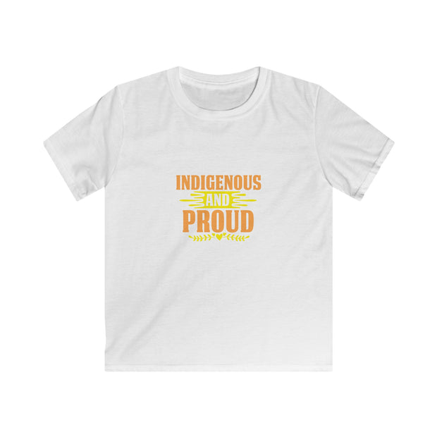 Indigenous and Proud Kids Softstyle Tee