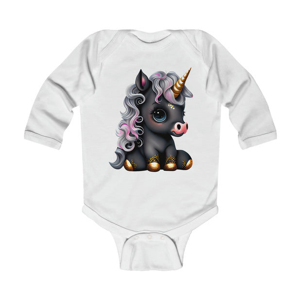 Unicorn Infant Long Sleeve Bodysuit