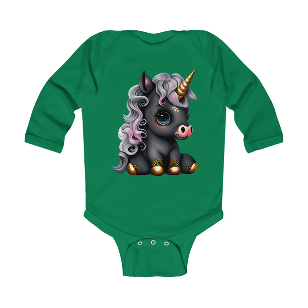 Unicorn Infant Long Sleeve Bodysuit