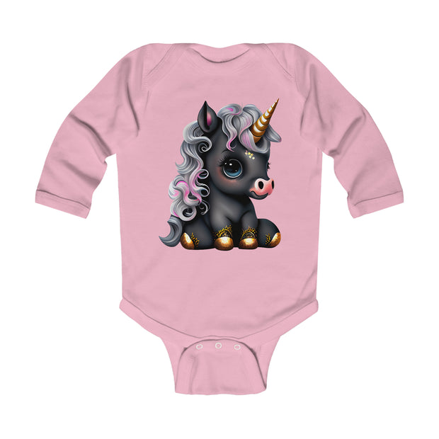 Unicorn Infant Long Sleeve Bodysuit