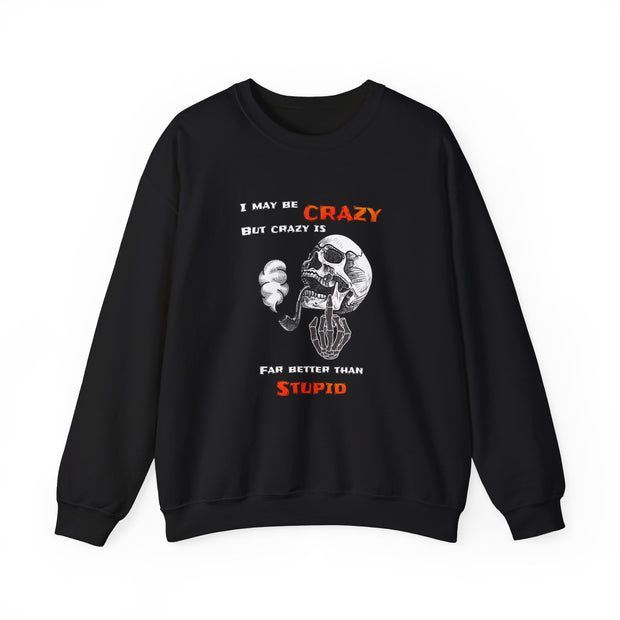Crazy Skull Unisex Heavy Blend™ Crewneck Sweatshirt
