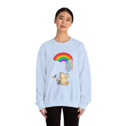 Winnie the Pooh Raining Pride Unisex Heavy Blend™ Crewneck Sweatshirt