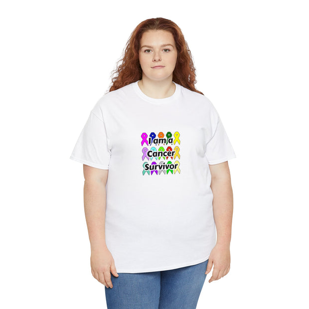 Cancer Survivor Unisex Heavy Cotton Tee