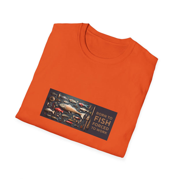 Born to Fish Unisex Softstyle T-Shirt