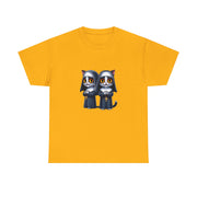 Horror Movie Cats Unisex Heavy Cotton Tee