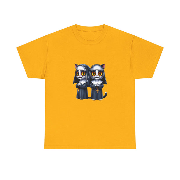 Horror Movie Cats Unisex Heavy Cotton Tee