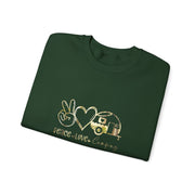 Peace Love Camping Unisex Heavy Blend™ Crewneck Sweatshirt