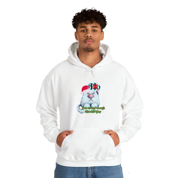 Christmas cat Unisex Heavy Blend™ Hooded Sweatshirt