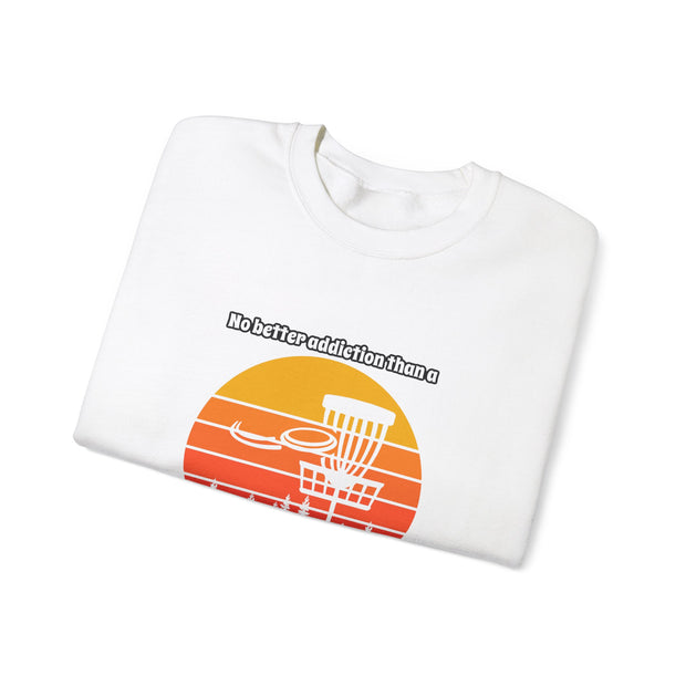 Disc Golf Addiction Unisex Heavy Blend™ Crewneck Sweatshirt