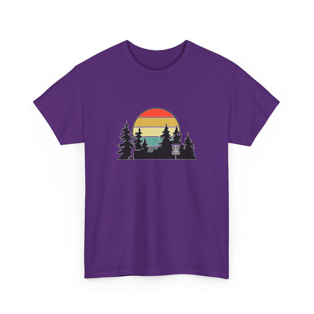 Retro Disc Golf Unisex Heavy Cotton Tee