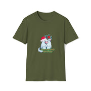 Christmas cat Unisex Softstyle T-Shirt
