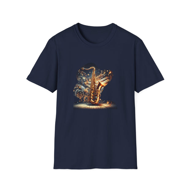 Saxophone Unisex Softstyle T-Shirt