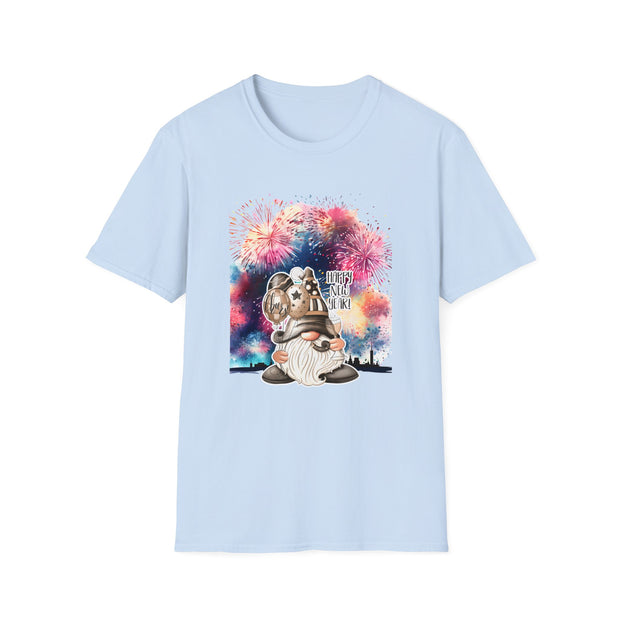 Gnome New Year Unisex Softstyle T-Shirt