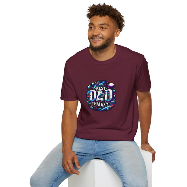Best Dad in the Galaxy Unisex Softstyle T-Shirt