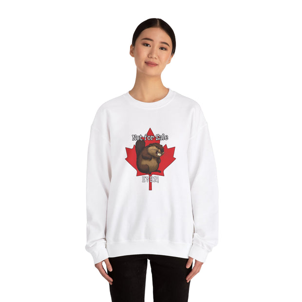 Sweatshirt Angry Beaver Canada Maple Leaf Unisex Heavy Blend Crewneck