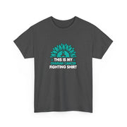 Ovarian cancer Unisex Heavy Cotton Tee