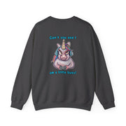 Busy Gaming Unicorn Unisex Heavy Blend™ Crewneck Sweatshirt
