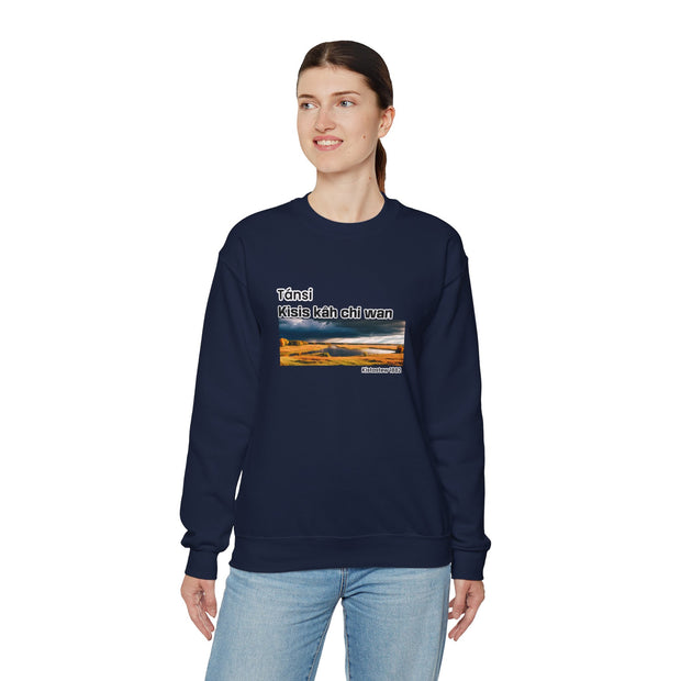 Tánsi Cree Saskatchewan Unisex Heavy Blend™ Crewneck Sweatshirt