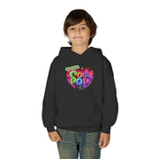 Youth Hooded Sweatshirt with Soda Pop Design, Fun Sweatshirt for Kids, Perfect Gift for Birthdays, Cozy Hooded Top, Great for Casual Wear