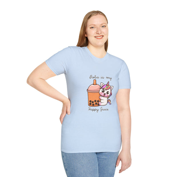 Unicorn Boba Unisex Softstyle T-Shirt