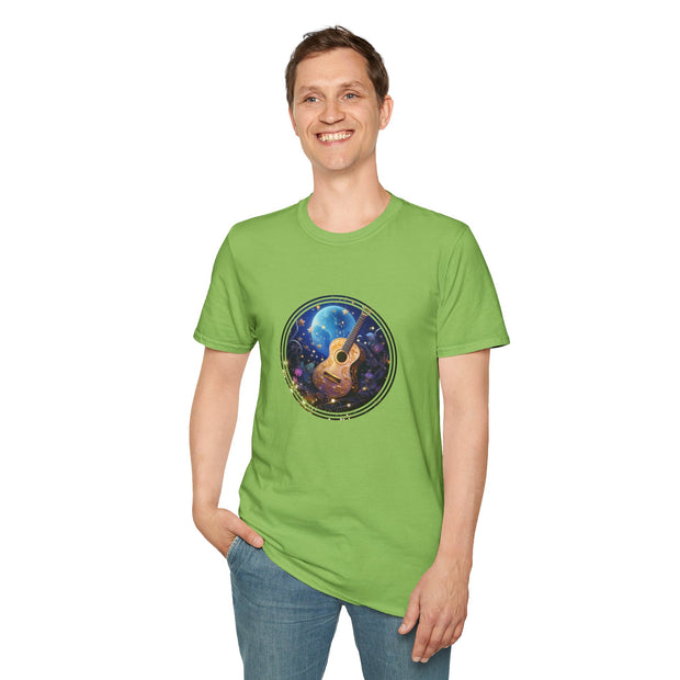 Moonlight Guitar Unisex Softstyle T-Shirt