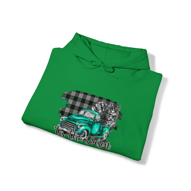 Christmas truck Unisex Heavy Blend™ Hooded Sweatshirt