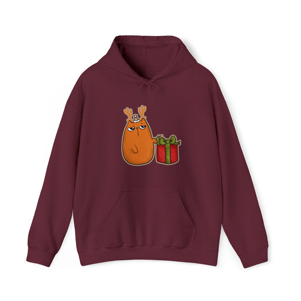 Christmas cat Unisex Heavy Blend™ Hooded Sweatshirt