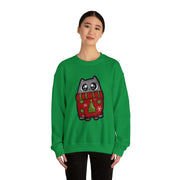 Christmas cat Unisex Heavy Blend™ Crewneck Sweatshirt
