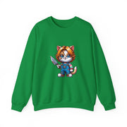 Horror Movie Cats Unisex Heavy Blend™ Crewneck Sweatshirt