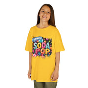 Kids Soda Pop Tee, Fun T-Shirt, Cute Apparel for Kids, Gift for Birthdays, Playdate Outfit, Colorful Kidswear