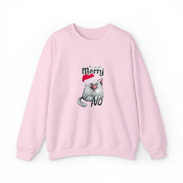 Christmas cat Unisex Heavy Blend™ Crewneck Sweatshirt