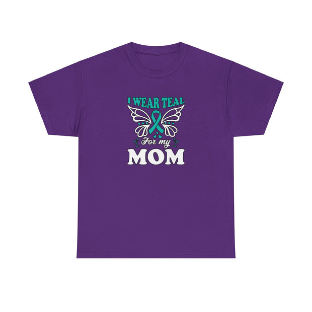 I Wear Teal Unisex Heavy Cotton Tee