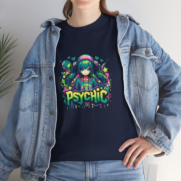 Graffiti Anime Girls Unisex Heavy Cotton Tee