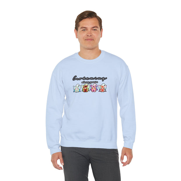 Gardening with my Gnomies Unisex Heavy Blend™ Crewneck Sweatshirt