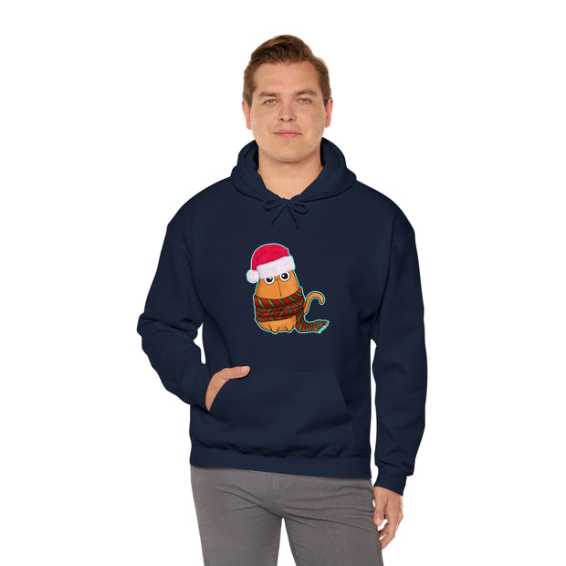 Christmas cat Unisex Heavy Blend™ Hooded Sweatshirt