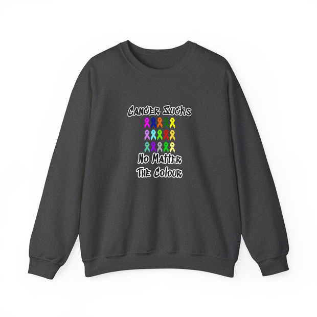 Cancer Sucks Unisex Heavy Blend™ Crewneck Sweatshirt