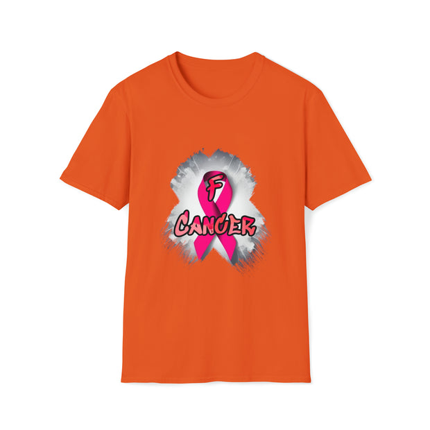 F cancer Unisex Softstyle T-Shirt