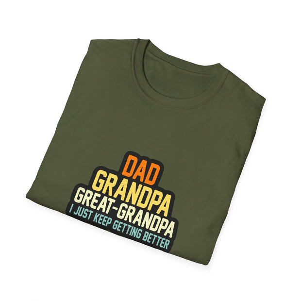 Dad Grandpa Great Grandpa Unisex Softstyle T-Shirt