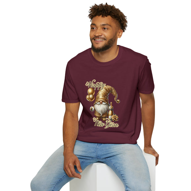 Gnome New Year Unisex Softstyle T-Shirt
