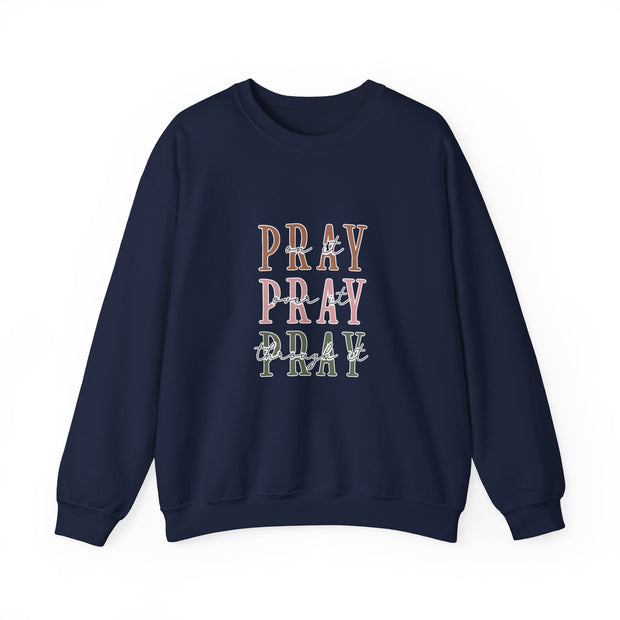 Pray Unisex Heavy Blend™ Crewneck Sweatshirt