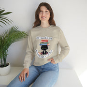 Books, Cat & Coffee Unisex Heavy Blend™ Crewneck Sweatshirt