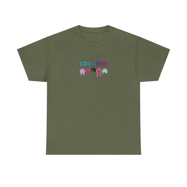 Soda Pop Unisex Heavy Cotton Tee, Casual Wear, Gift for Friends, Fun Summer T-Shirt, Graphic Shirt for Parties, Trendy Everyday Tee