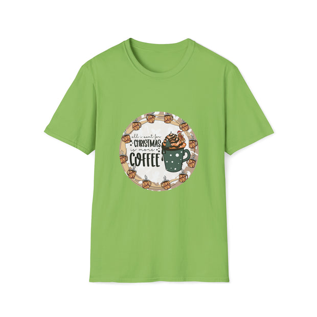 Christmas Coffee Unisex Softstyle T-Shirt