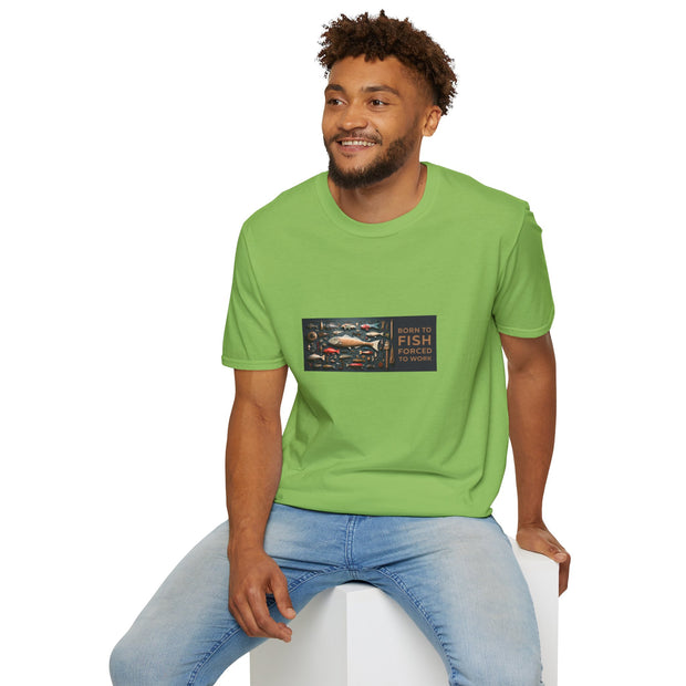 Born to Fish Unisex Softstyle T-Shirt