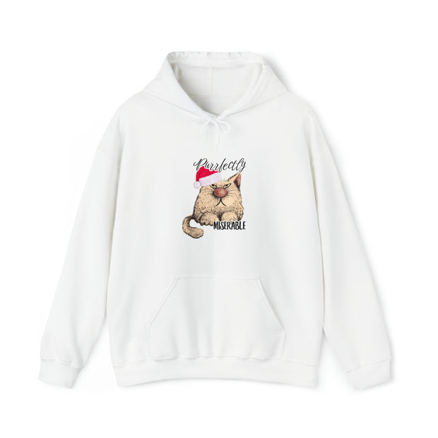 Christmas cat Unisex Heavy Blend™ Hooded Sweatshirt