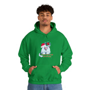Christmas cat Unisex Heavy Blend™ Hooded Sweatshirt