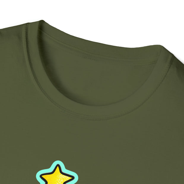 Christmas cat Unisex Softstyle T-Shirt