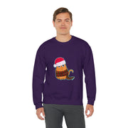 Christmas cat Unisex Heavy Blend™ Crewneck Sweatshirt